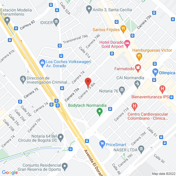 Mapa de Infinity Care S.A.S.