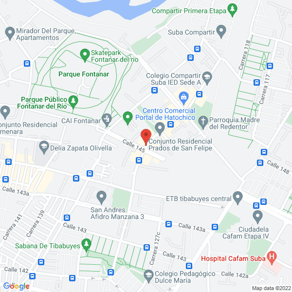 Mapa de Jardín Infantil Liceo San Martín S.A.S.