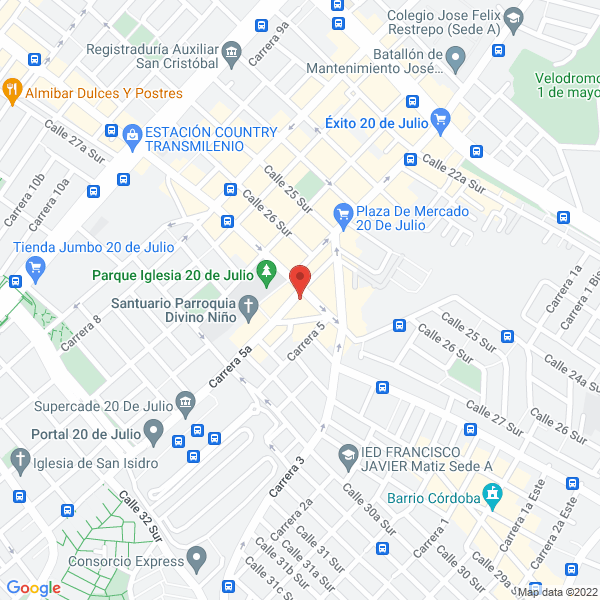 Mapa de U.N. Arte Dental S.A.S.