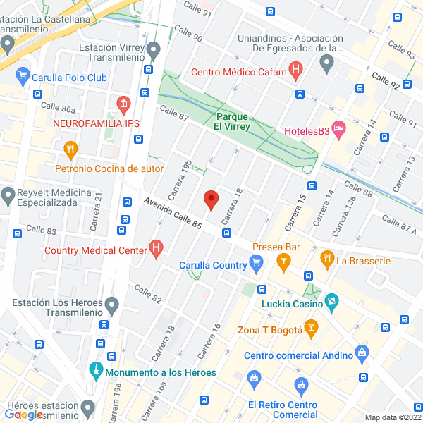 Mapa de Md Colombia Stetic S.A.S.