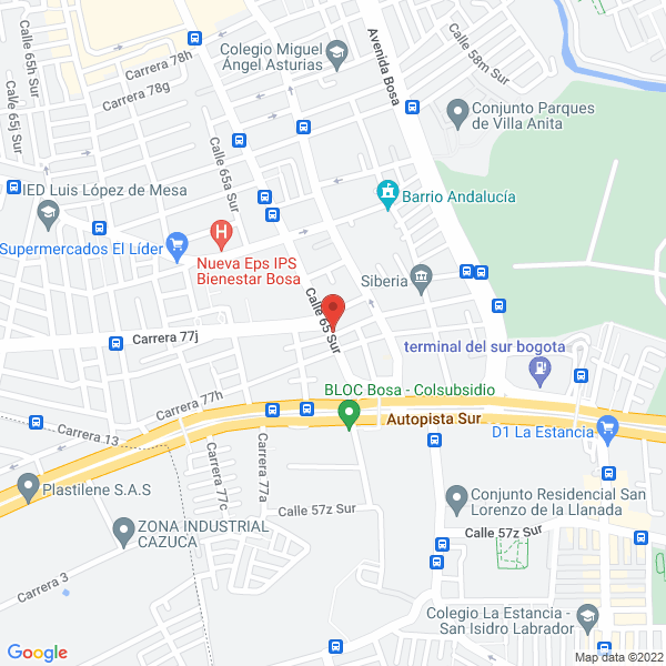 Mapa de Rpm Repuestos Para Multimarcas S.A.S.