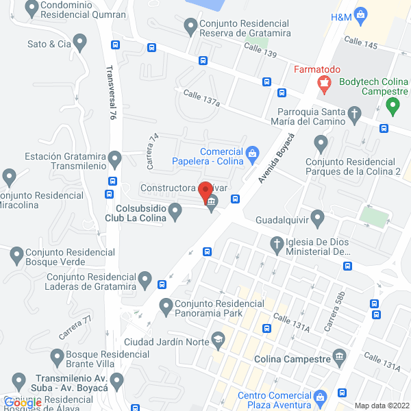 Mapa de Enerláser S.A.S.