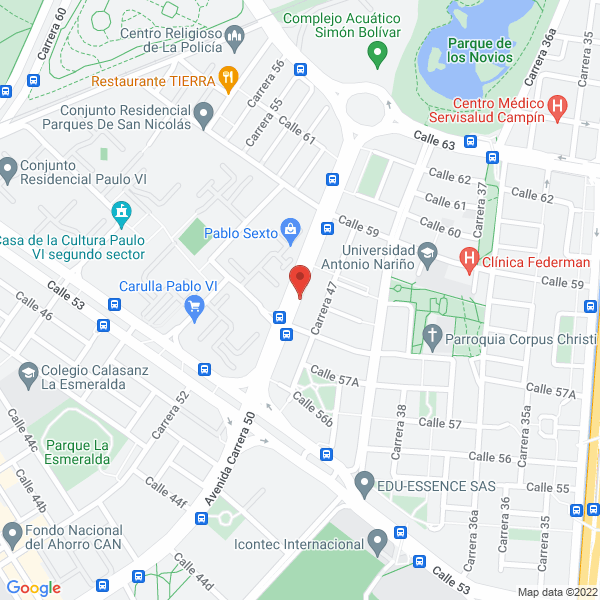 Mapa de 4 Living S.A.S.