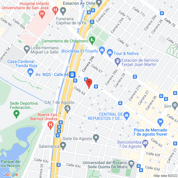 Mapa de Glass Service S.A.S
