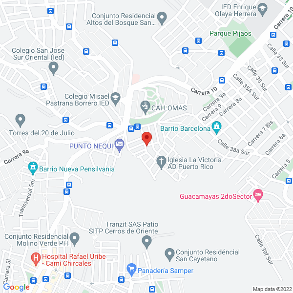 Mapa de Compraventa De Viveres Copáez S.A.S.