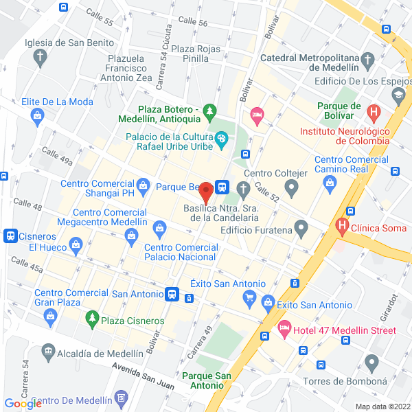 Mapa de Latin Travel Sas