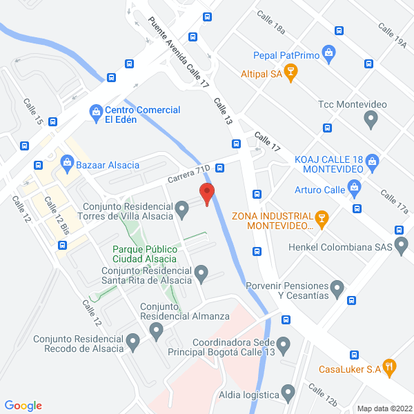 Mapa de Equo Aguilar S.A.S.