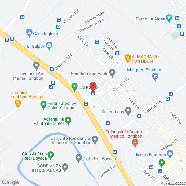 Mapa de Lubrifiltros & Accesorios Cbs S.A.S.