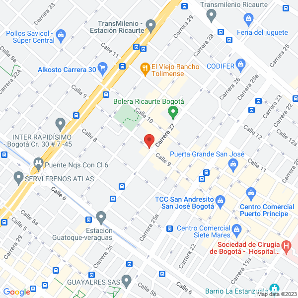 Mapa de Editorial Salvese Quien Lea Ltda.