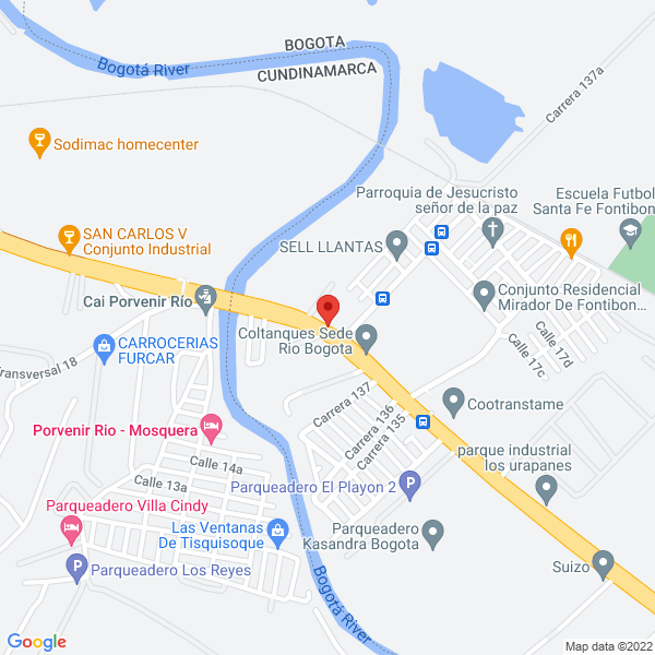 Mapa de Sell Llantas S.A.S.