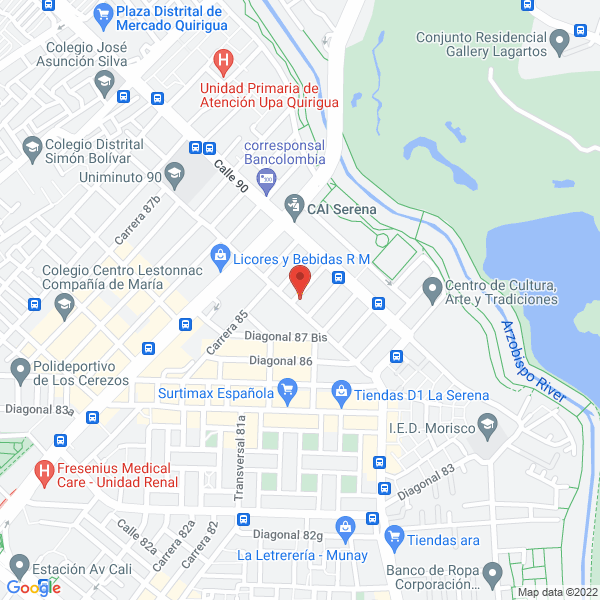 Mapa de Comercializadora M&M S.A.S.