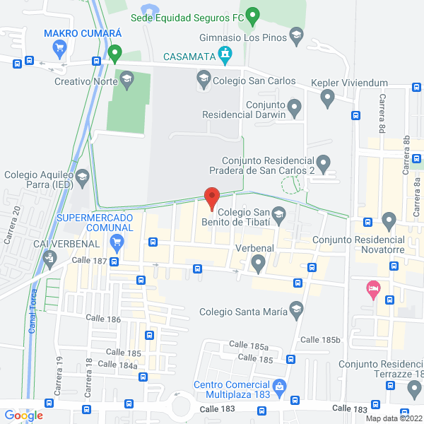 Mapa de Gimnasio Pierre Faure S.A.S.