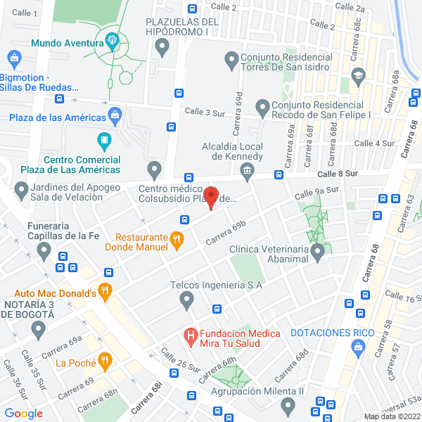Mapa de Electro Importaciones Salgado S.A.S