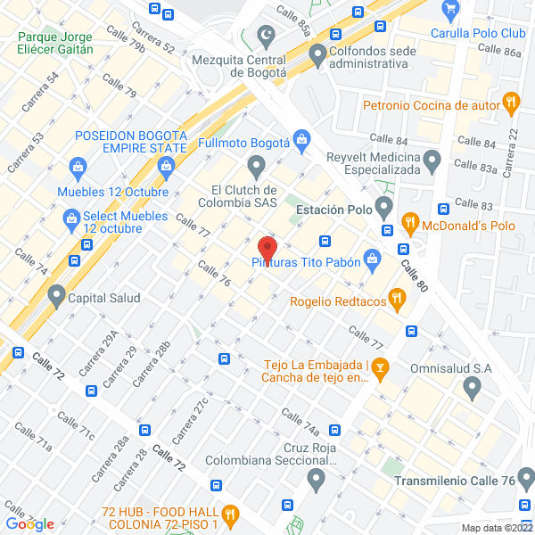 Mapa de Agencia Deportiva A H Sport S.A.S.