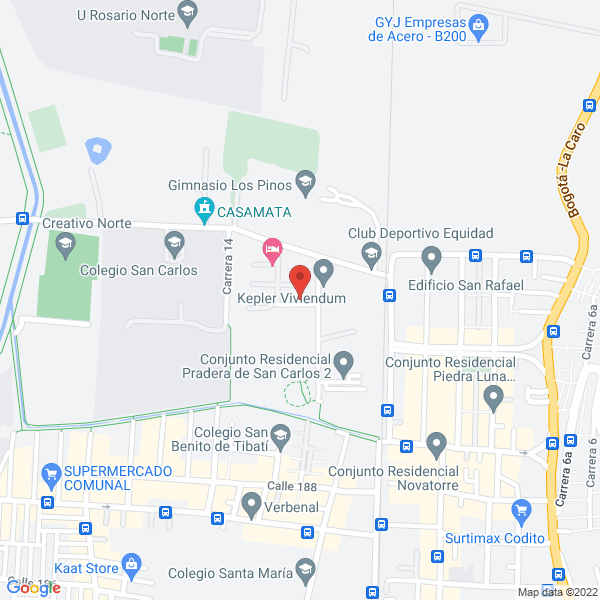 Mapa de Ozomatli Mexicano S.A.S.