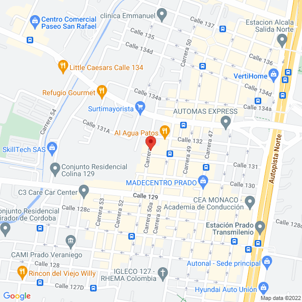 Mapa de Centro Servicio Maseni Eu