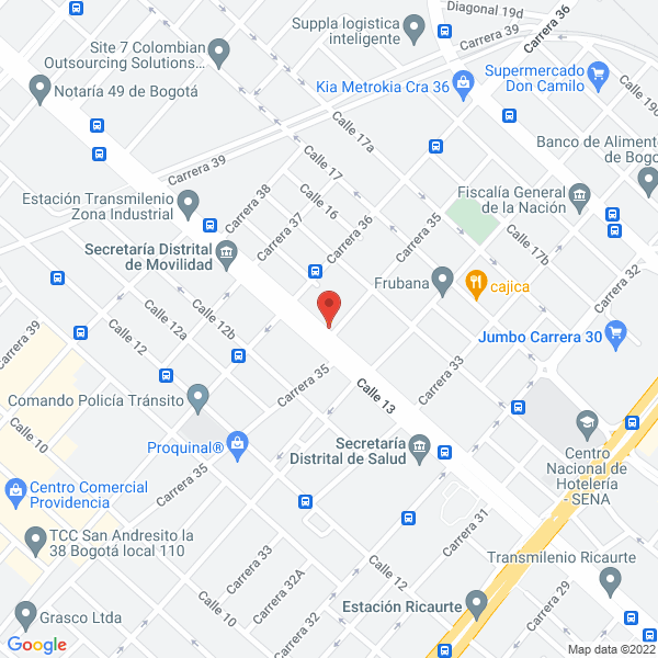 Mapa de Distribuidora Los Autos La Sabana S.A.S.