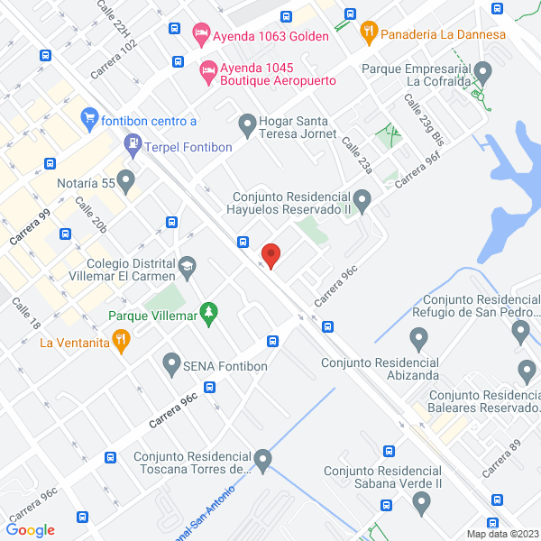 Mapa de Comercializadora Colombiana De Médicamentos E.U.