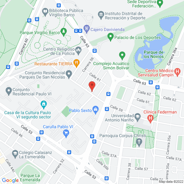 Mapa de Colvertex S.A.S.