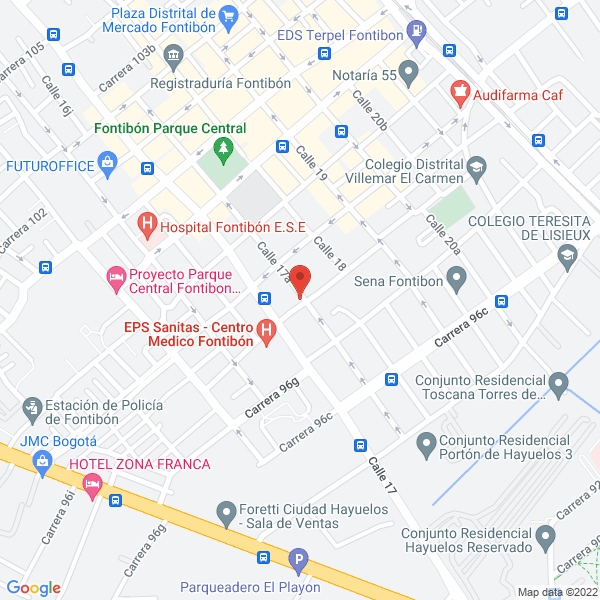 Mapa de Tecno Carnes El Eden S.A.S.