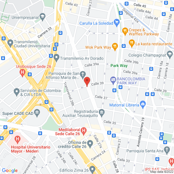 Mapa de Quarto De Hora S.A.S.
