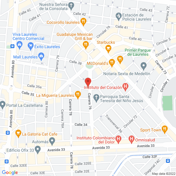 Mapa de Grupo Ammazza Laureles S.A.S