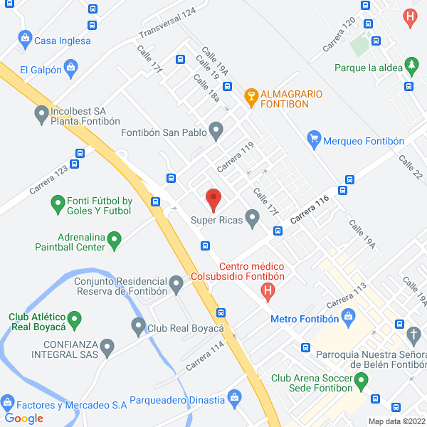 Mapa de Codiamig S.A.S.