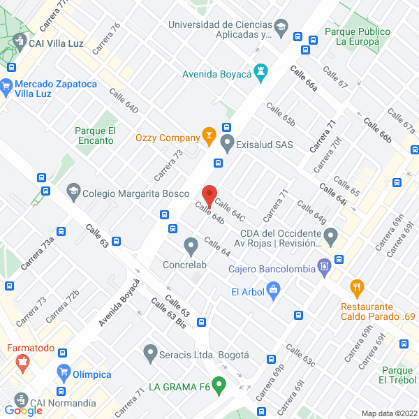 Mapa de Electricas Ochoa Cruz S.A.S.
