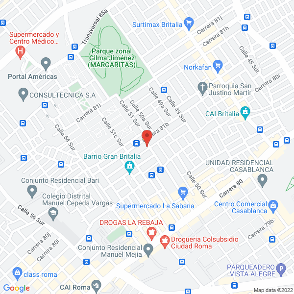 Mapa de G. Control S.A.S.