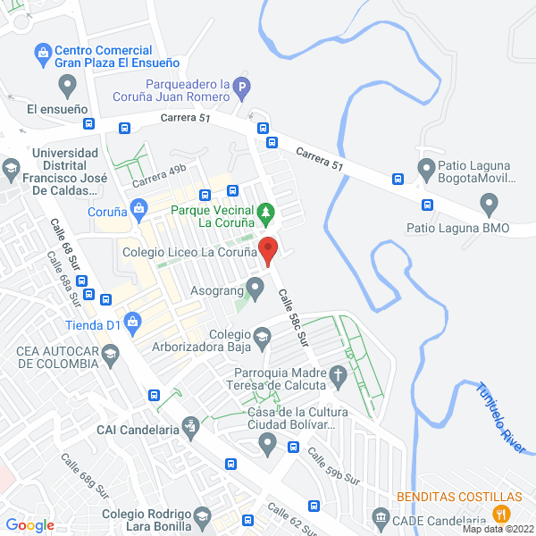 Mapa de Liceo La Coruña S.A.S.