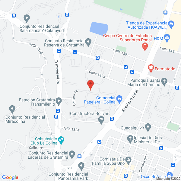 Mapa de Distribuciones Socalmur Ltda.