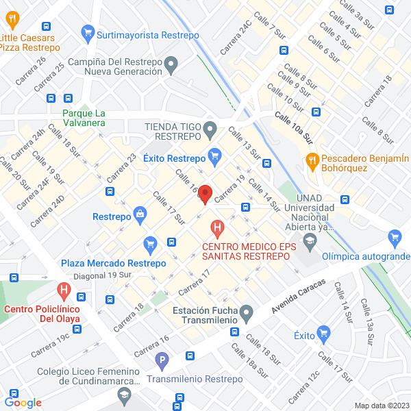 Mapa de Rym Proyectos S.A.S.