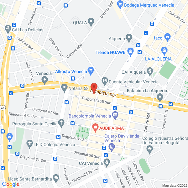 Mapa de Rc Palazzo S.A.S.
