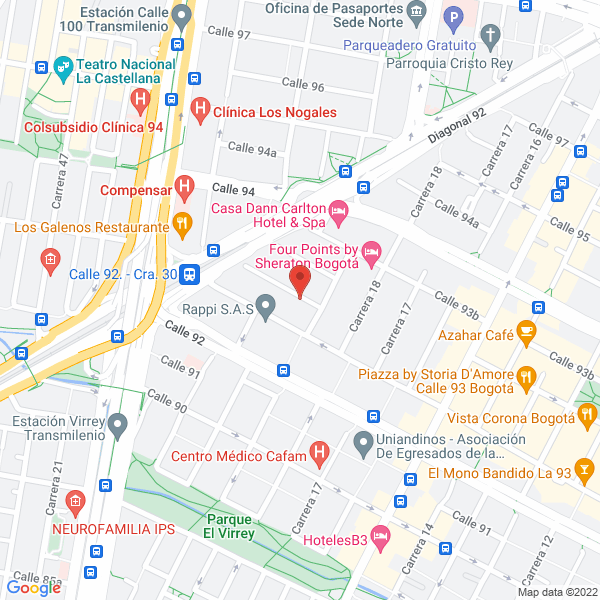 Mapa de Rebeco S.A.S.