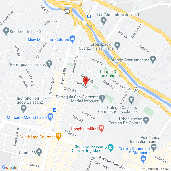 Mapa de Distribuidora J&K S.A.S