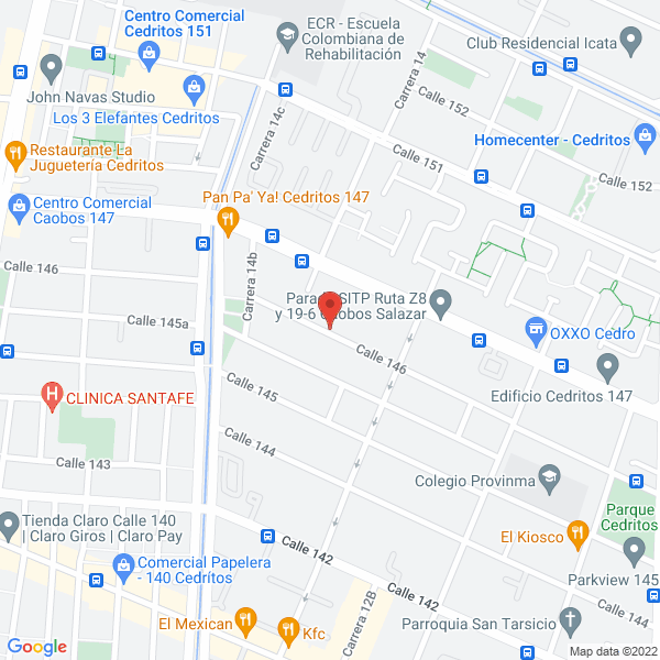 Mapa de Soccer Towns Design S.A.S.