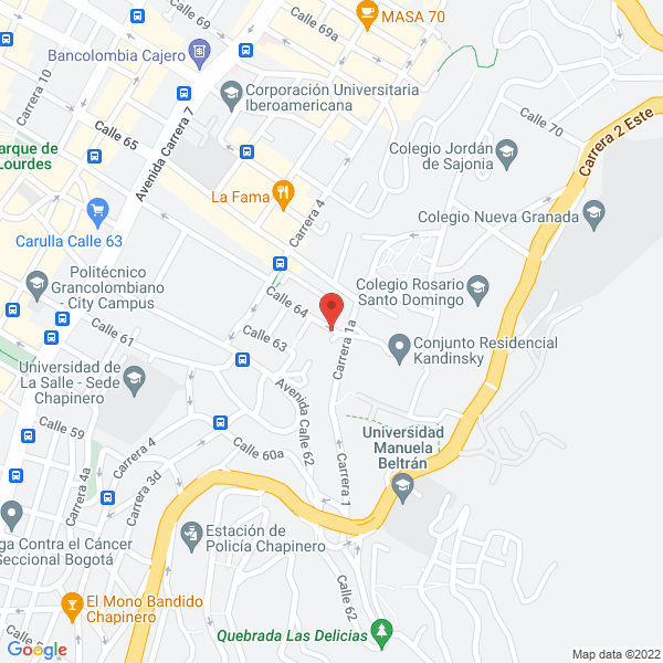 Mapa de Arabiga S.A.S.