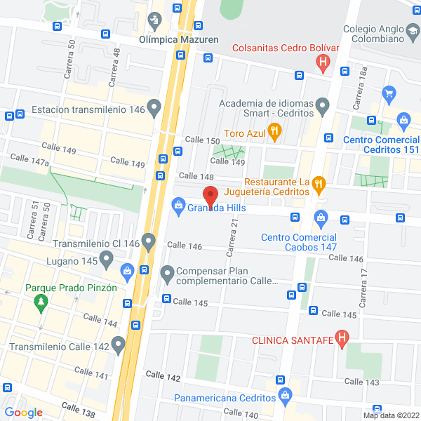 Mapa de Audifact Solutions Group S.A.S.