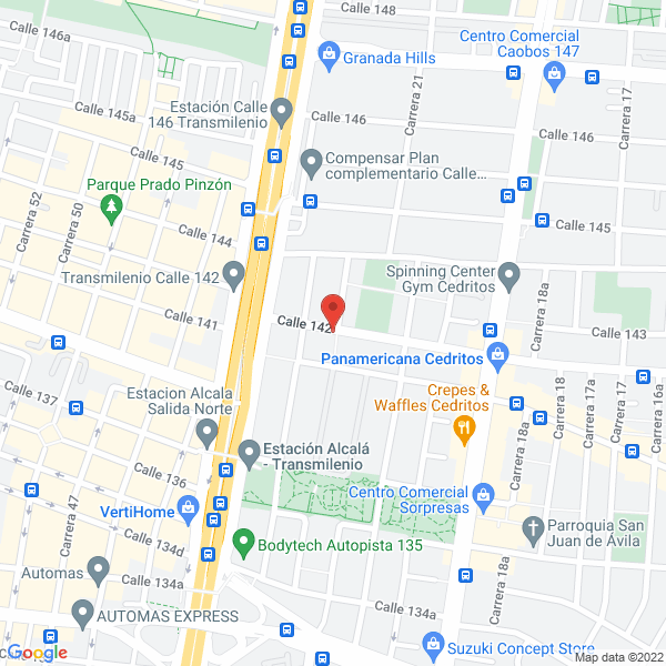 Mapa de Virtual Food Market S.A.S.