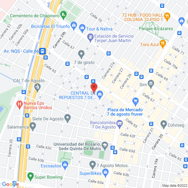Mapa de Perney Servicio S.A.S.