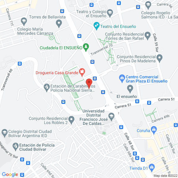 Mapa de Construacabados R & M S.A.S.
