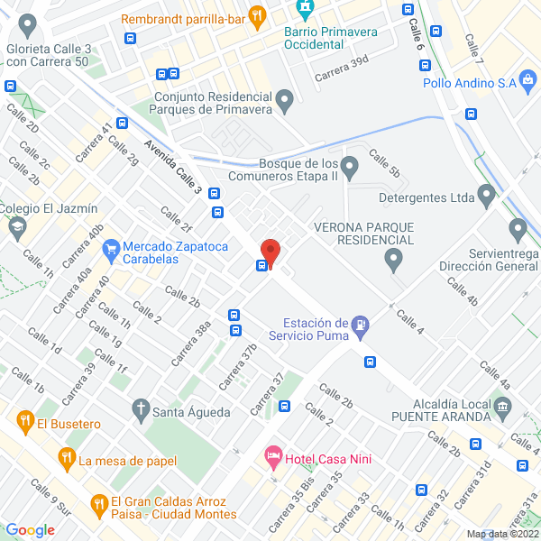 Mapa de Restaurante Ju Long Xuan S.A.S