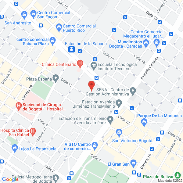 Mapa de Importransp S.A.S.