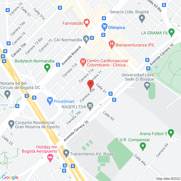 Mapa de Casa Carhue S.A.S.