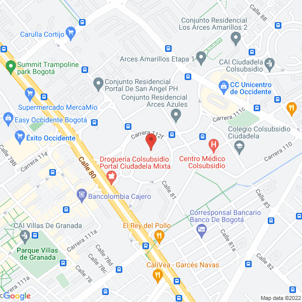 Mapa de Suministros Enmay Ltda.
