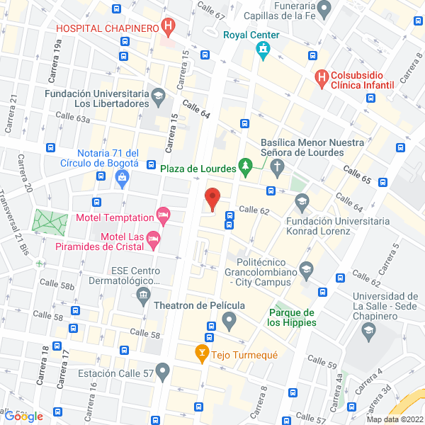 Mapa de Green Owl Language Learning S.A.S.