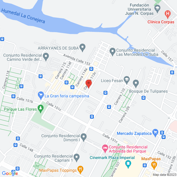 Mapa de Ingeléctricos Jovipava S.A.S.