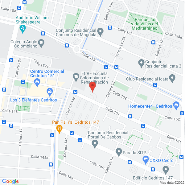 Mapa de Bendita S.A.S.
