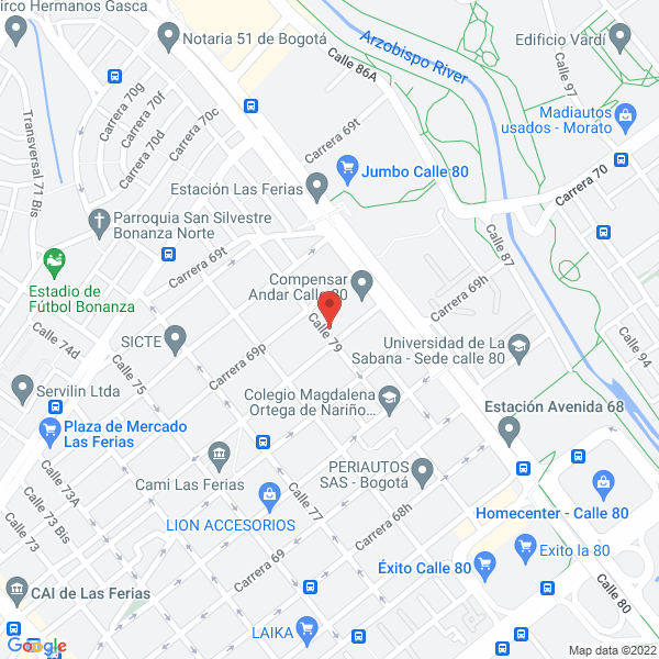 Mapa de Comercializadora Sgs S.A.S.