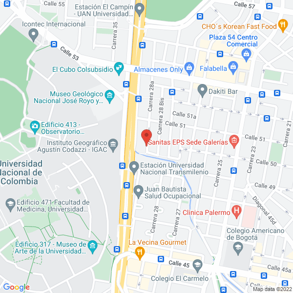 Mapa de Ms Movilidad Sostenible S.A.S.